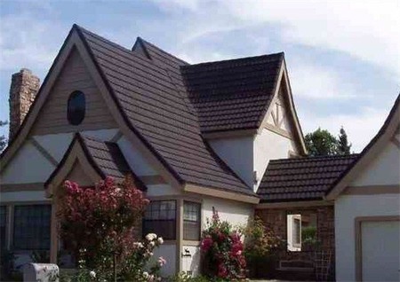屋面材料-彩石金属瓦